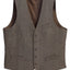 VS-953-Men's 5 Button Formal Tweed Suit Vest