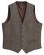 VS-953-Men's 5 Button Formal Tweed Suit Vest