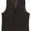 VS-953-Men's 5 Button Formal Tweed Suit Vest