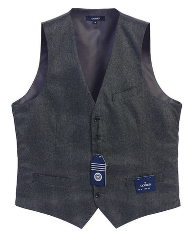 VS-953-Men's 5 Button Formal Tweed Suit Vest