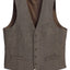 VS-953-Men's 5 Button Formal Tweed Suit Vest