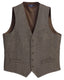 VS-953-Men's 5 Button Formal Tweed Suit Vest