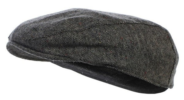IVY-92-Men's Tweed Ivy Cap w/ Soft Lining