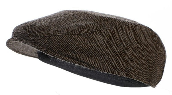 IVY-92-Men's Tweed Ivy Cap w/ Soft Lining