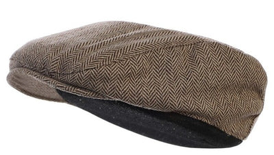 IVY-92-Men's Tweed Ivy Cap w/ Soft Lining