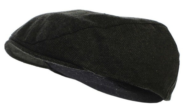 IVY-92-Men's Tweed Ivy Cap w/ Soft Lining