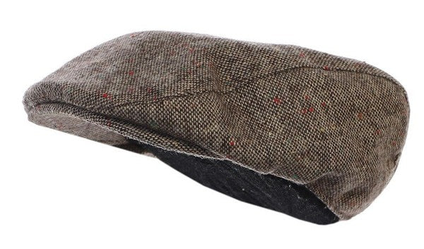 IVY-92-Men's Tweed Ivy Cap w/ Soft Lining