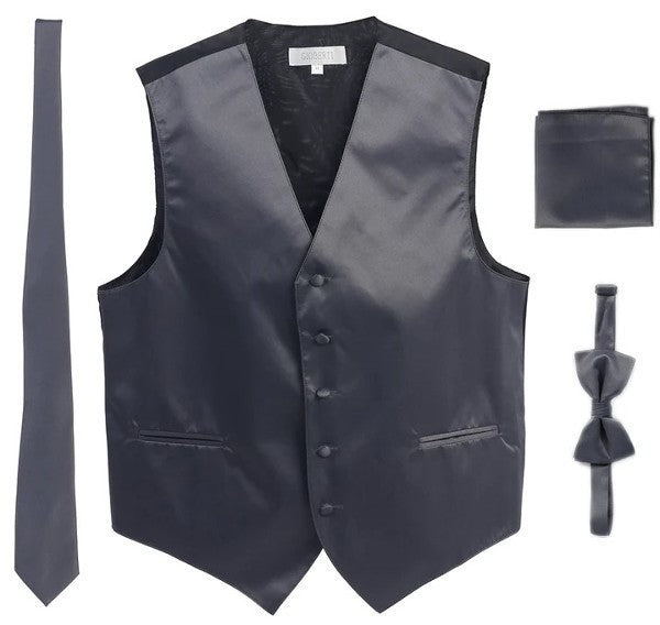 VSM4-Men's 4 pc Formal Vest Set