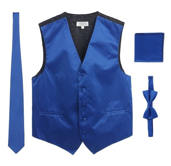 VSM4-Men's 4 pc Formal Vest Set