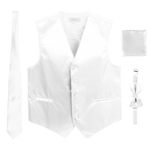 VSM4-Men's 4 pc Formal Vest Set