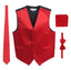 VSM4-Men's 4 pc Formal Vest Set