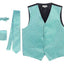 VSM-96P-Men's 4 pc Paisley Vest Set