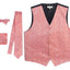 VSM-96P-Men's 4 pc Paisley Vest Set