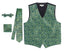 VSM-96P-Men's 4 pc Paisley Vest Set
