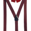 SUSM3-Men's Convertible Suspenders Set