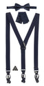 SUSM3-Men's Convertible Suspenders Set