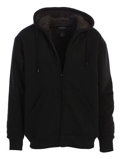 FH-96-Men's Sherpa Lined Fleece Jacket
