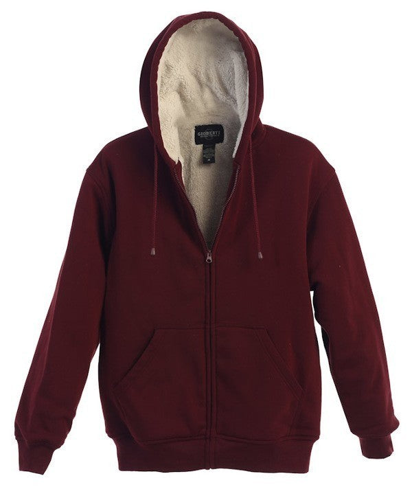 FH-96-Men's Sherpa Lined Fleece Jacket