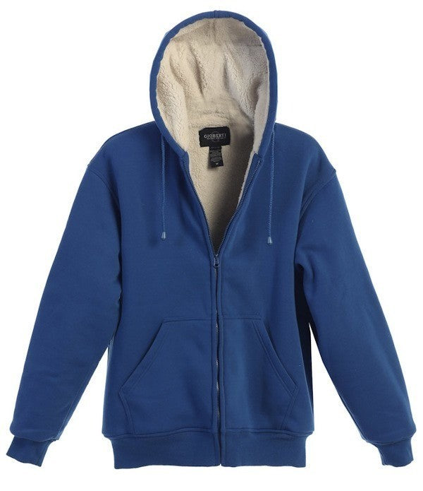 FH-96-Men's Sherpa Lined Fleece Jacket
