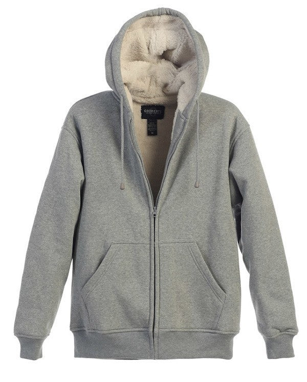 FH-96-Men's Sherpa Lined Fleece Jacket