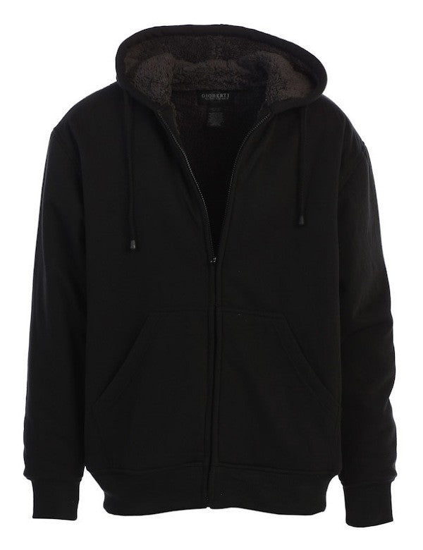 FH-96-Men's Sherpa Lined Fleece Jacket