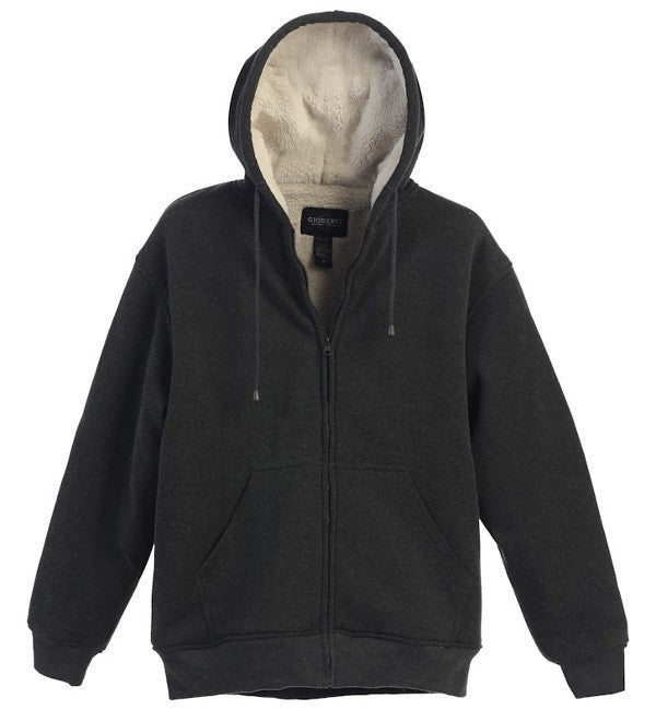 FH-96-Men's Sherpa Lined Fleece Jacket