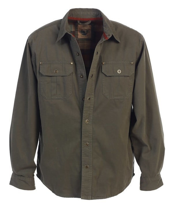 CJ-97-Men's Twill Jacket with Flannel Lining