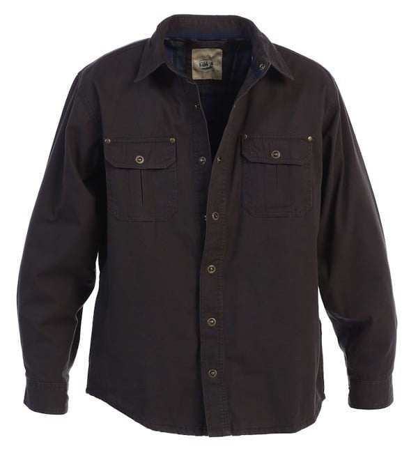 CJ-97-Men's Twill Jacket with Flannel Lining
