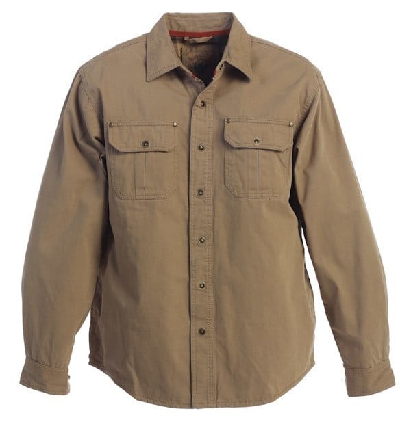 CJ-97-Men's Twill Jacket with Flannel Lining