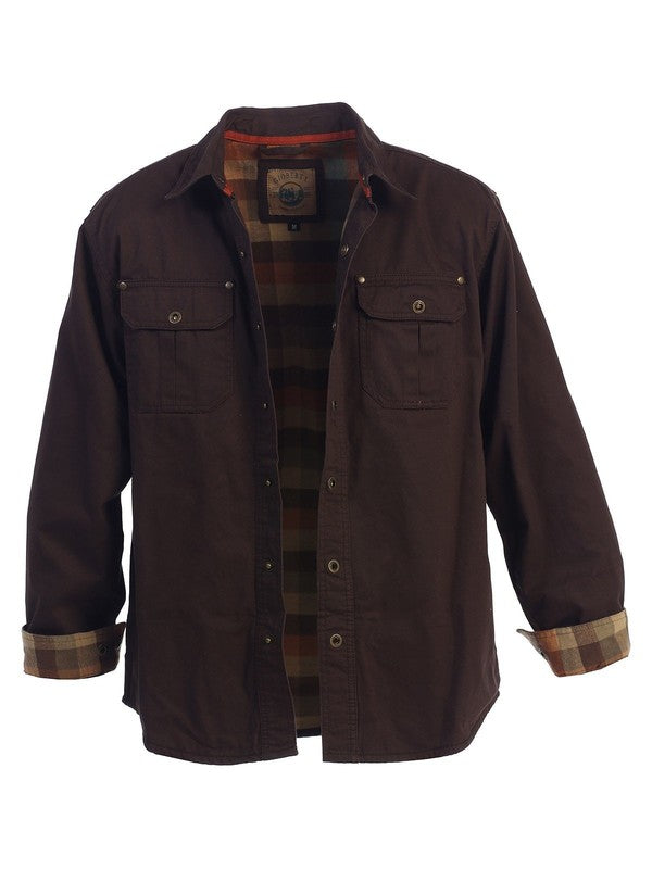CJ-97-Men's Twill Jacket with Flannel Lining
