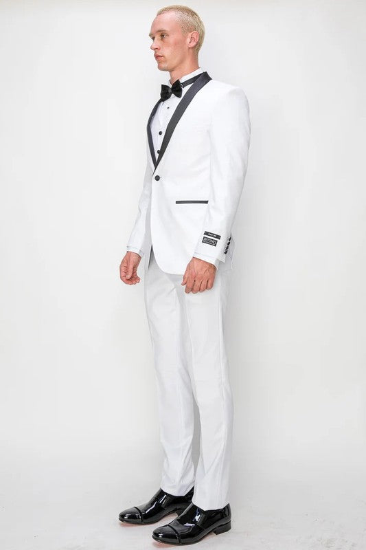 8745-TUX-WHITE-SLIM-3PC-SLIM-SHORT-SIZE 34S-46S