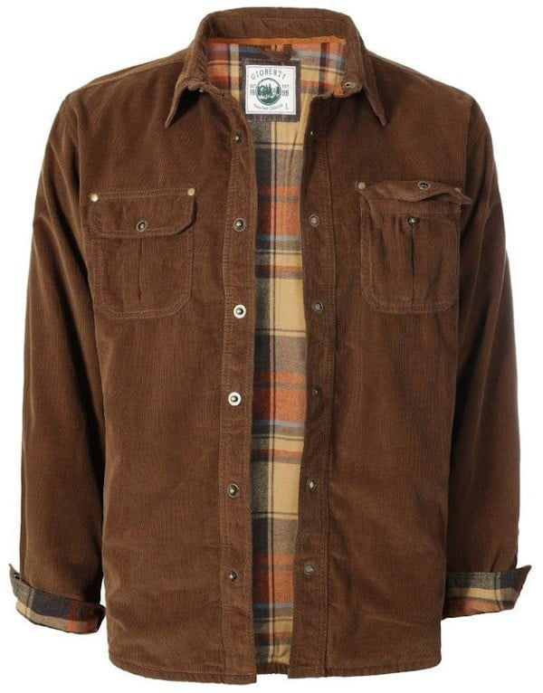 CJ-95-Men's Corduroy Jacket with Flannel Lining