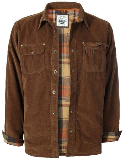 CJ-95-Men's Corduroy Jacket with Flannel Lining