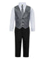 V1788-VEST-SET-5 COLORS-SIZE 8-14