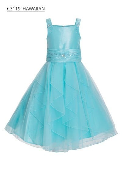 C3119-GIRL-DRESS-11 COLORS-SIZE 2-14