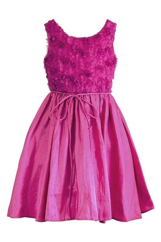 F6006-GIRL-DRESS-15 COLORS-SIZE 2-14