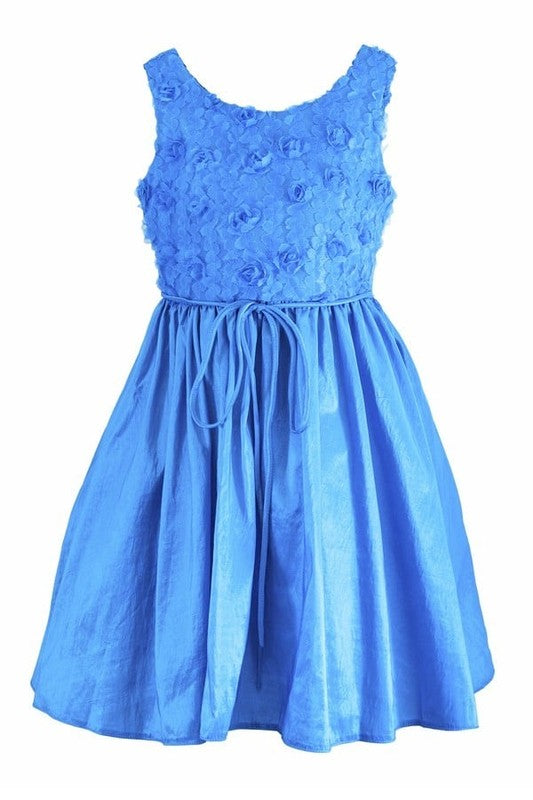 F6006-GIRL-DRESS-15 COLORS-SIZE 2-14