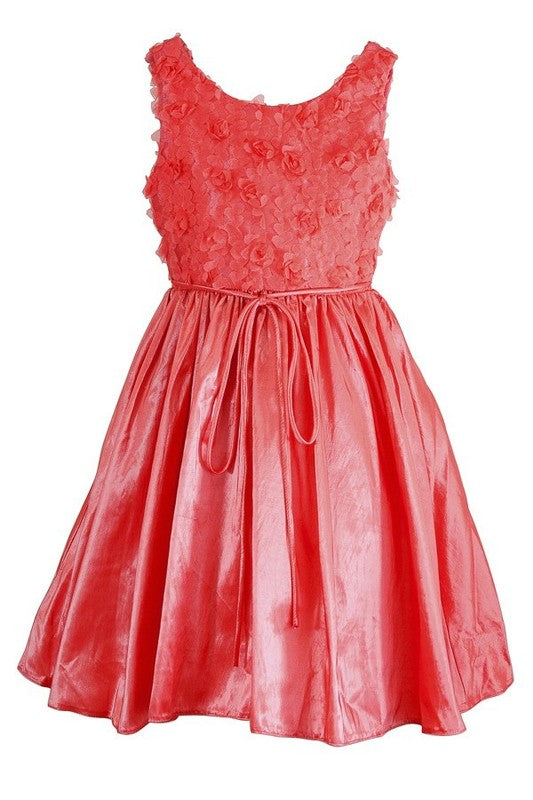 F6006-GIRL-DRESS-15 COLORS-SIZE 2-14