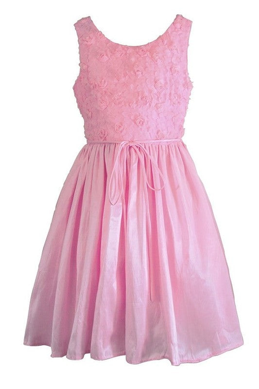 F6006-GIRL-DRESS-15 COLORS-SIZE 2-14