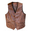 VS-95L-Men's Faux Leather Vest