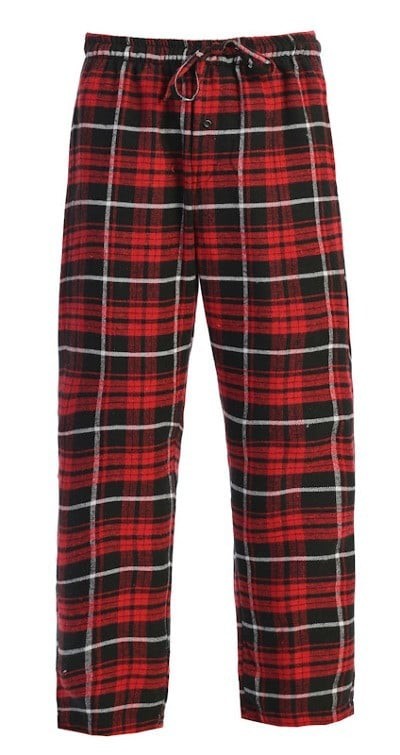 PJ-92-Men's Yarn Dye Flannel Pajama Pants