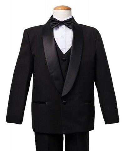BY009-5 PC-SHAWEL LAPEL-2 COLORS-SIZE 6M-24M