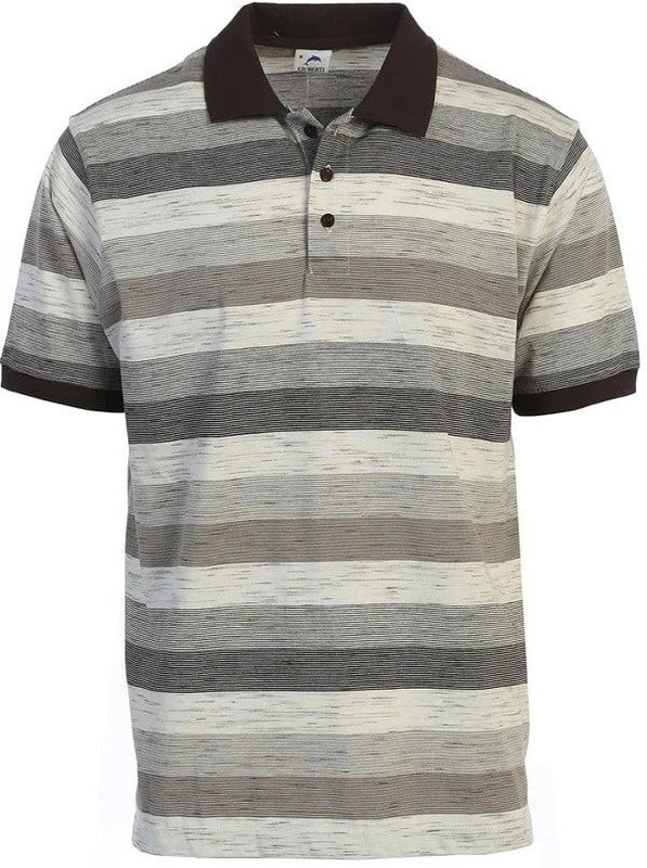 PS-943 Men's Striped Polo Shirt S-3XL