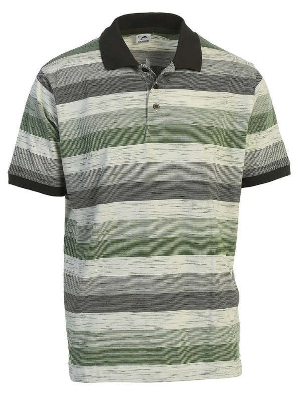 PS-943 Men's Striped Polo Shirt S-3XL