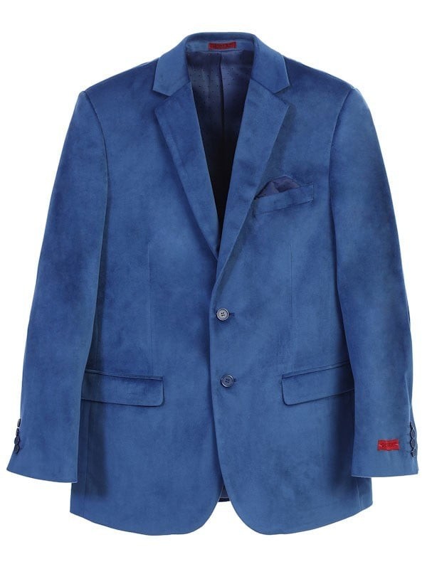 BLZ-98-Men's Velvet Blazer