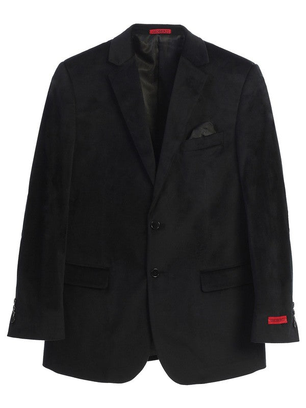 BLZ-98-Men's Velvet Blazer