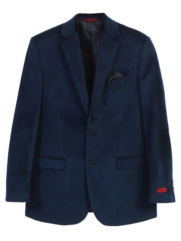 BLZ-98-Men's Velvet Blazer