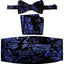 CM-93P-MEN'S ADJUSTABLE PAISLEY CUMMERBUND SET