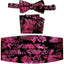 CM-93P-MEN'S ADJUSTABLE PAISLEY CUMMERBUND SET