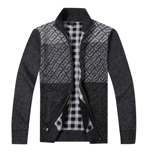 SW-915-Men's Block Design Sweater